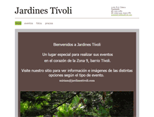 Tablet Screenshot of jardinestivoli.com